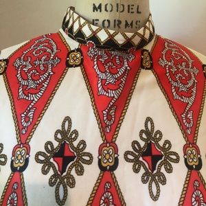 retro groovy 60s 70s knit top